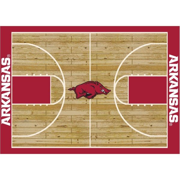 Arkansas Razorbacks Courtside Area Rug