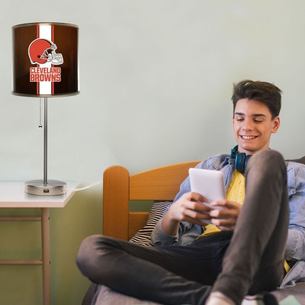 Cleveland Browns Chrome Desk Lamp