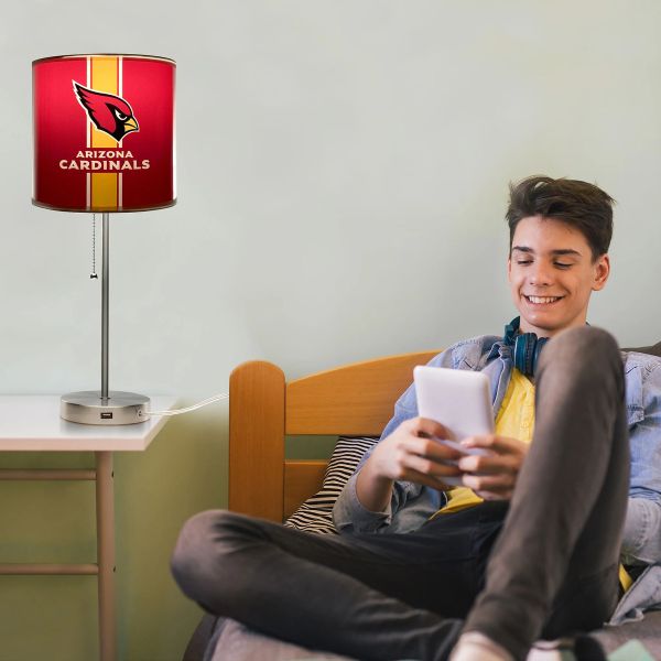 Arizona Cardinals Chrome Desk Lamp