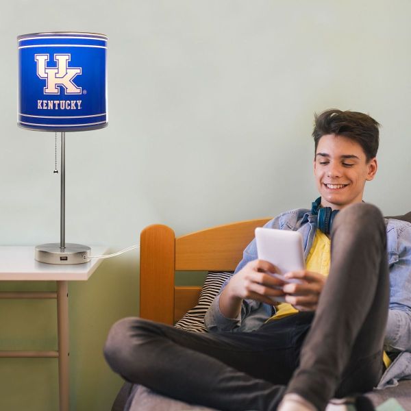 Kentucky Wildcats Chrome Desk Lamp