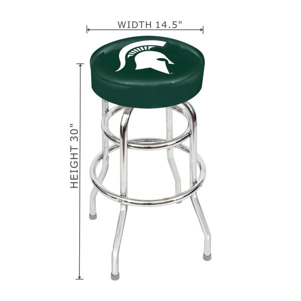 Michigan State Spartans Chrome Bar Stool