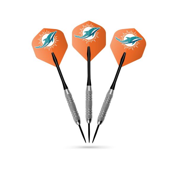 Miami Dolphins Fans Choice Dart Cabinet Set