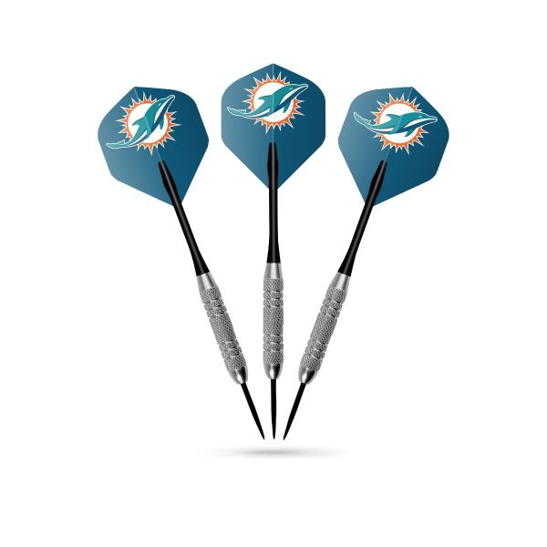 Miami Dolphins Fans Choice Dart Cabinet Set