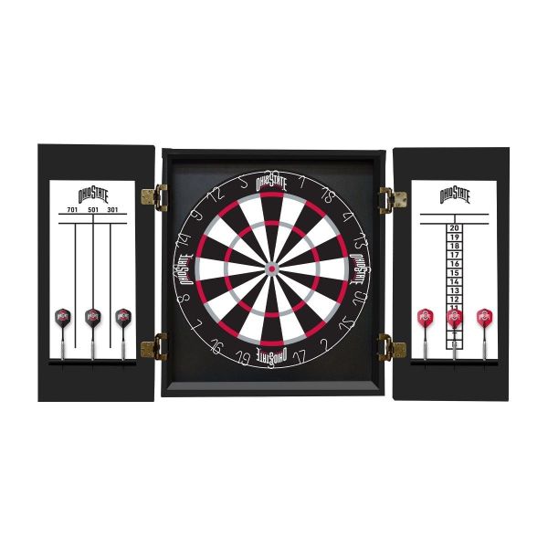 Ohio State Buckeyes Fans Choice Dart Cabinet Set