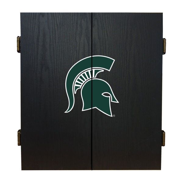 Michigan State Spartans Fans Choice Dart Cabinet Set