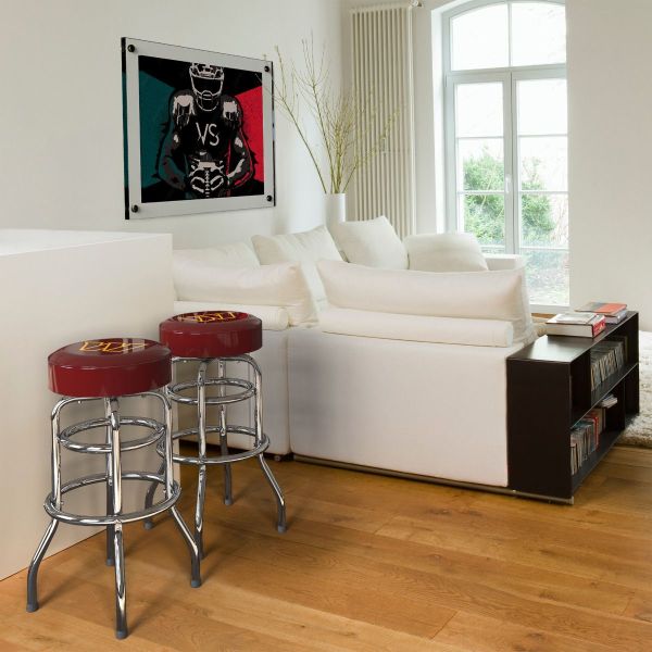 Washington Commanders Chrome Bar Stool