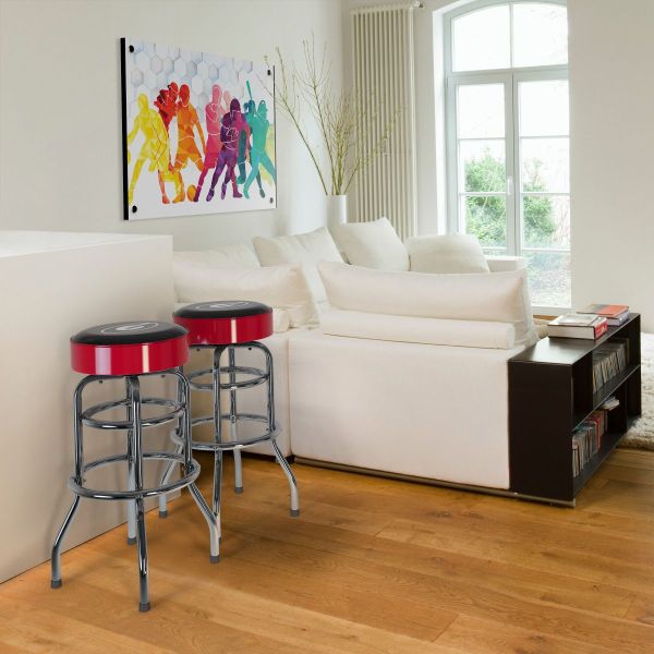 Georgia Bulldogs Chrome Bar Stool