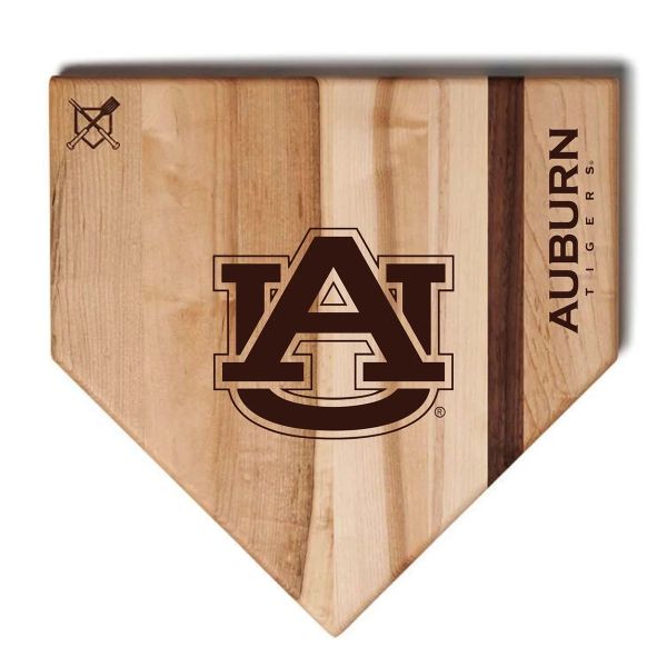 Auburn Tigers Baseball Home Plate Cutting Board