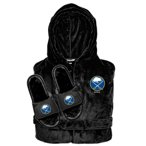Buffalo Sabres Phantom Robe Slide Bundle - Black