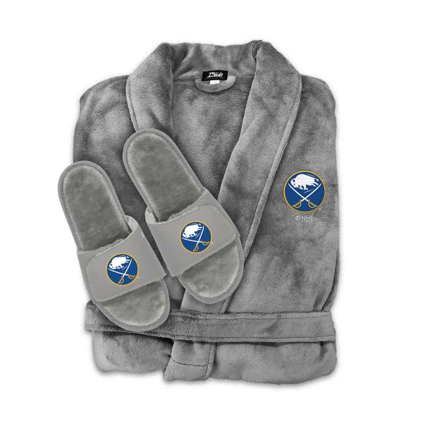 Buffalo Sabres Phantom Robe Slide Bundle - Black