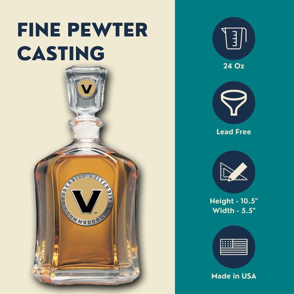 Vanderbilt University Commodores  - Capitol Decanter