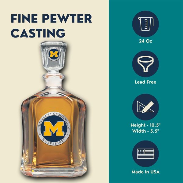 University of Michigan Wolverines - Capitol Decanter