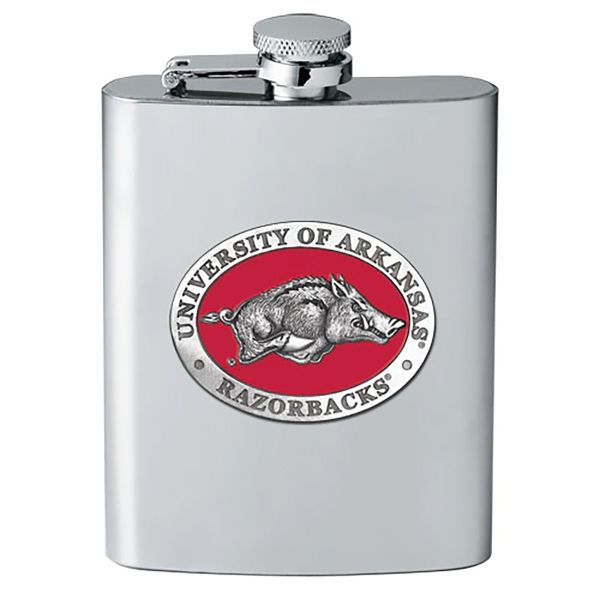 Arkansas Razorbacks Stainless Steel Flask