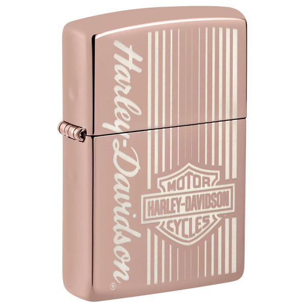 Harley-Davidson Color Image High Polish Rose Gold - Zippo Lighter