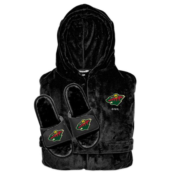 Minnesota Wild Phantom Robe Slide Bundle - Black
