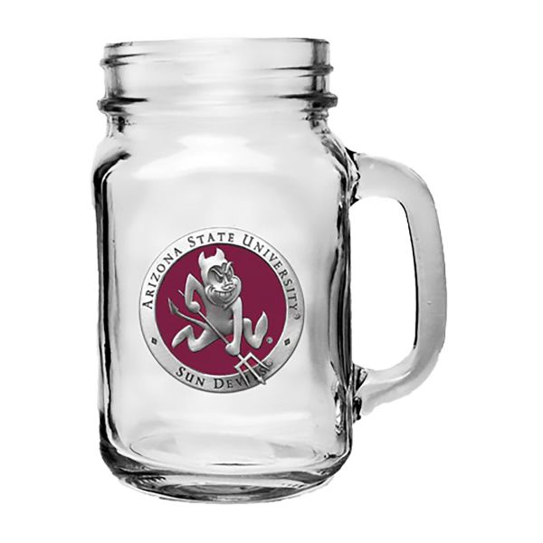 Arizona State-Sparky Logo Mason Jar Mug