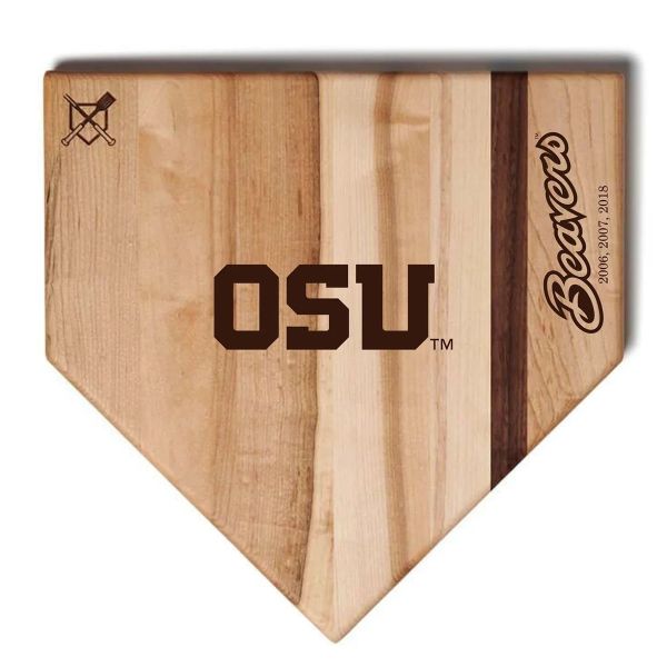 Oregon State Beavers Baseball Home Plate Cutting Board