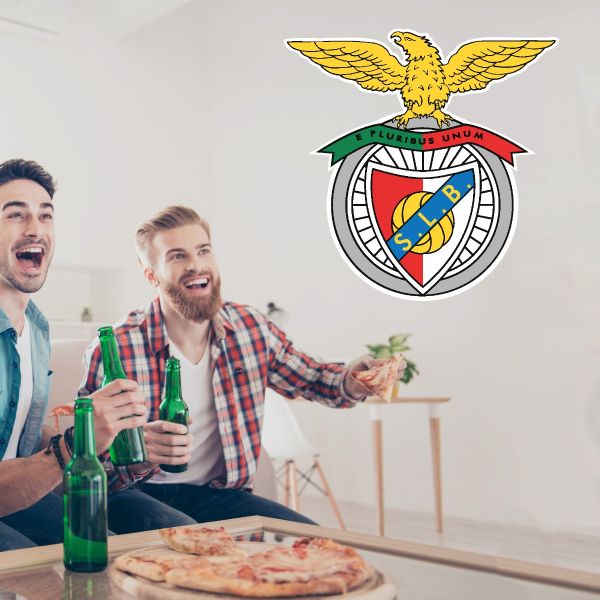 Soccer Wall Decals - Primeira Liga - Portugal Soccer Team Logos - SL Benfica
