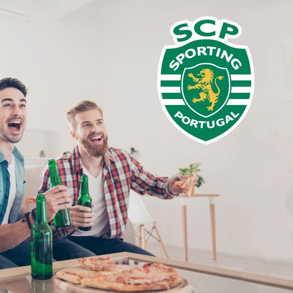 Soccer Wall Decals - Primeira Liga - Portugal Soccer Team Logos - Sporting Clube de Portugual