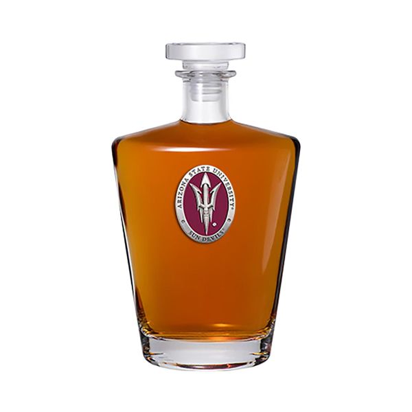 Arizona State-Pitchfork Logo - Royal Decanter