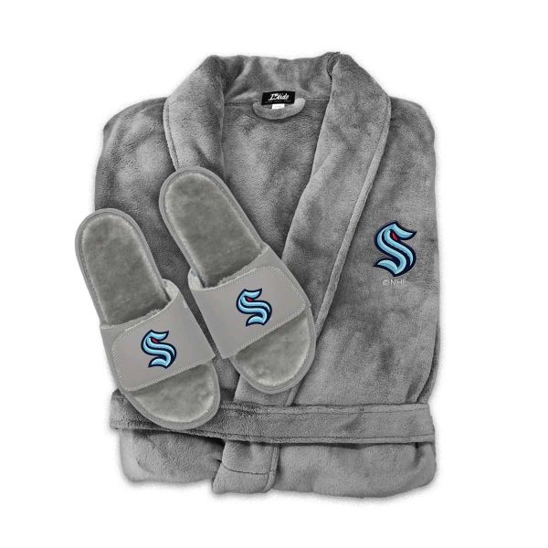 Seattle Kraken Phantom Robe Slide Bundle - Grey