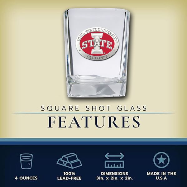 Iowa State Cyclones - Square Shot Glass