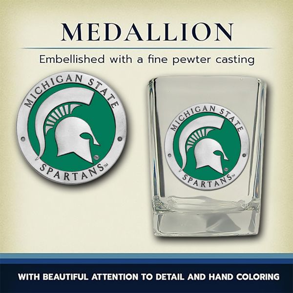 Michigan State Spartans - Square Shot Glass