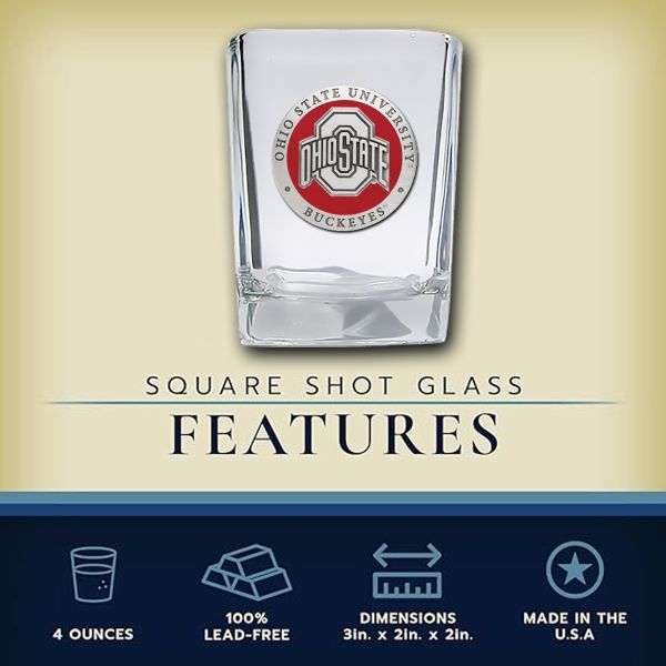 Ohio State Buckeyes - Square Shot Glass