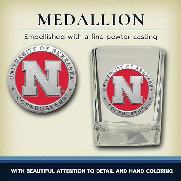 University of Nebraska Cornhuskers - Square Shot Glass