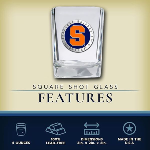 Syracuse University Orange - Square Shot Glass