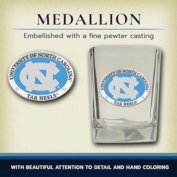 North Carolina Tarheels - Square Shot Glass