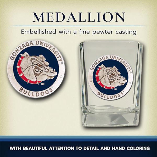 Gonzaga University Bulldogs - Square Shot Glass