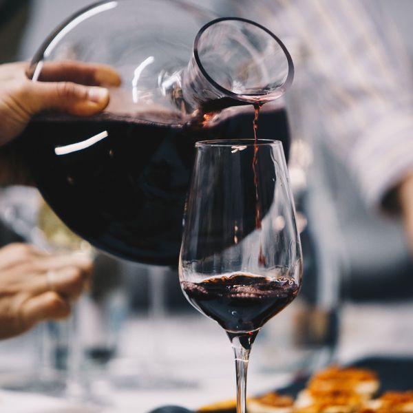 Slanted Top Wine Decanter