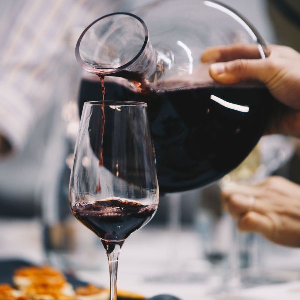 Slanted Top Wine Decanter